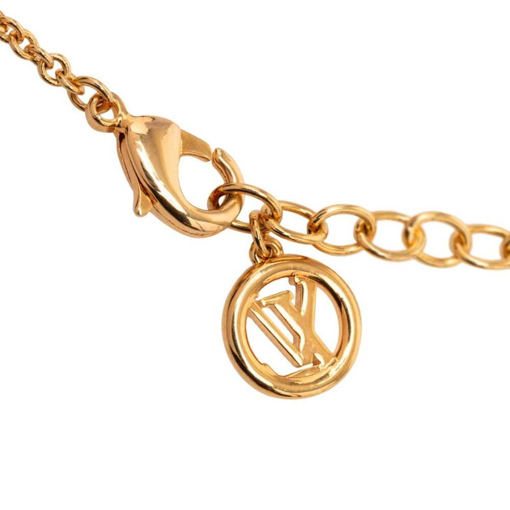 LOUIS VUITTON Gold Pearl Necklace - Picture 3 of 7